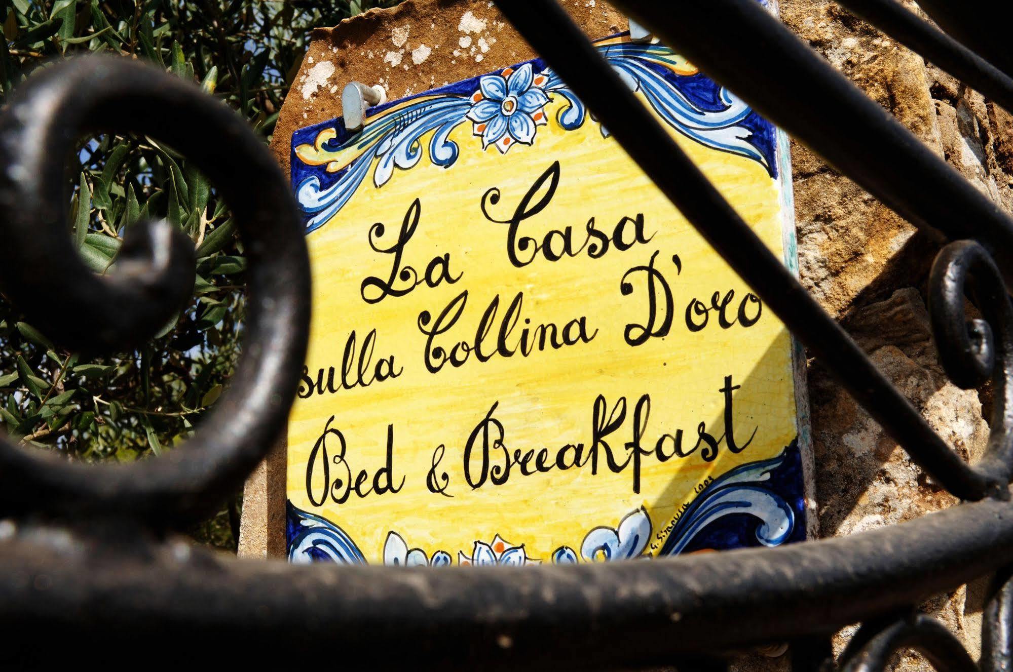 ピアッツァ・アルメリーナ La Casa Sulla Collina D'Oro Bed & Breakfast エクステリア 写真